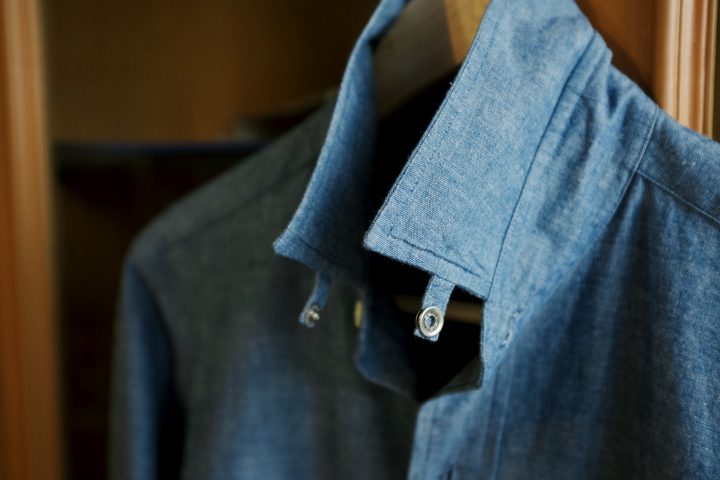 ปกเสื้อ Kamakura แบบ tab collar